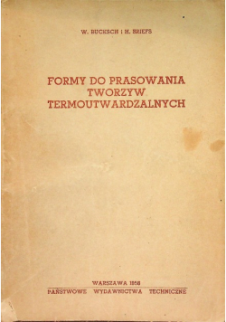 Formy do prasowania tworzyw termoutwardzalnych
