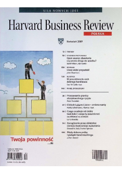 Harvard Business Review Polska Nr 10 / 09