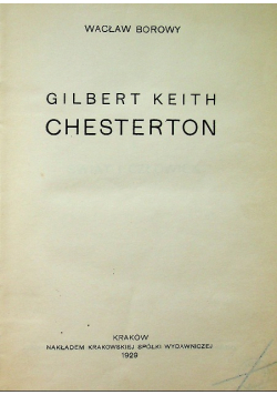 Gilbert Keith Chesterton