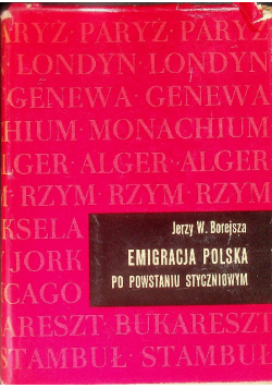 Emigracja Polska po powstaniu styczniowym