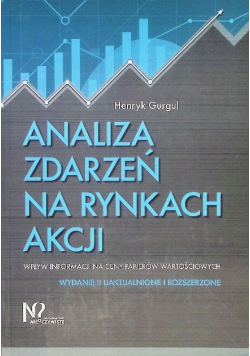 Analiza zdarzeń na rynkach akcji