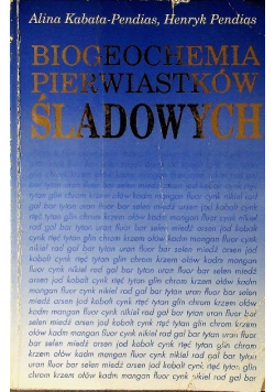 Biogeochemia pierwiastków śladowych