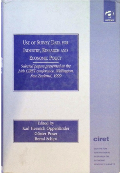 Use Of Survey Data For Industry, Research and Economic Policy