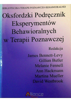 Oksfordzki podręcznik eksperymentów behawioralnych w terapii poznawczej