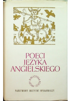 Poeci języka angielskiego Tom I