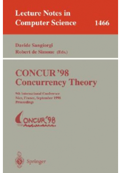 CONCUR '98 Concurrency Theory