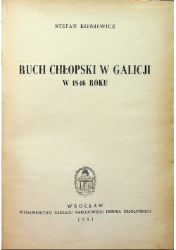 Ruch chłopski w Galicji