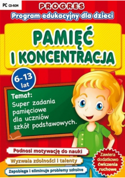 Progres: Pamięć i Koncentracja 6-13 lat CD