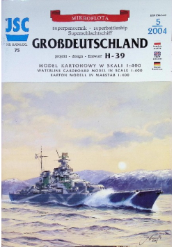 JSC 075 Niemiecki niezbudowany superpancernik Grossdeutschland