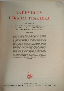 Vademecum Lekarza Praktyka