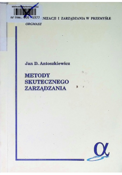 Metody skutecznego zarządzania
