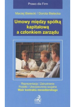 Umowa między spółką kapitałową a członkiem zarządu