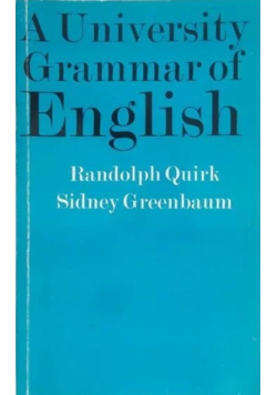 A University Grammar of Englisch