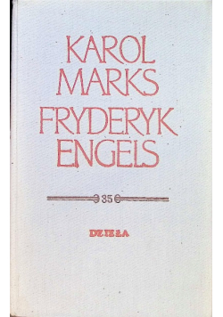 Marks Engels Dzieła Tom 35
