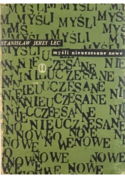 Myśli nieuczesane nowe