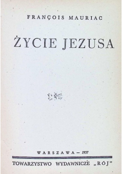 Życie Jezusa 1937 r.