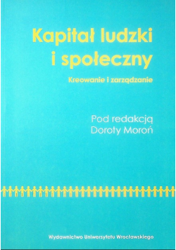 Kapitał ludzki i społeczny