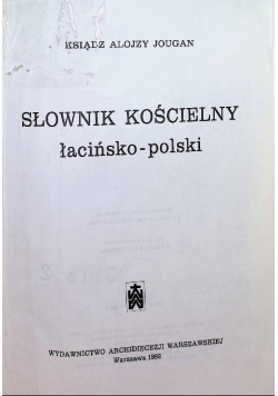 Słownik kościelny łacińsko polski