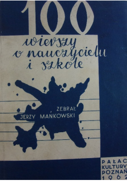 100 wierszy o nauczycielu i szkole