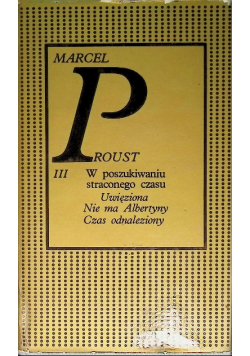 W poszukiwaniu straconego czasu Tom III