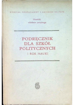 Podręcznik dla szkół politycznych