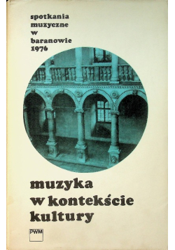 Muzyka w kontekście kultury