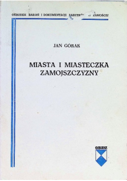 Miasta i miasteczka Zamojszczyzny