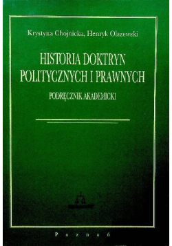 Historia doktryn politycznych i prawnych