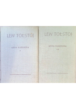 Anna Karenina Tom 1 i 2
