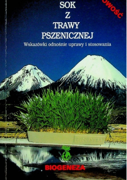 Sok z trawy pszenicznej