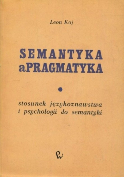 Semantyka a Pragmatyka