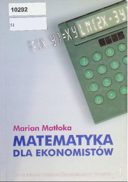 Matematyka dla ekonomistów