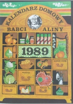 Kalendarz domowy babci Aliny 1989
