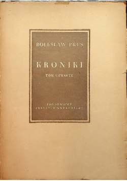 Prus Kroniki Tom IV