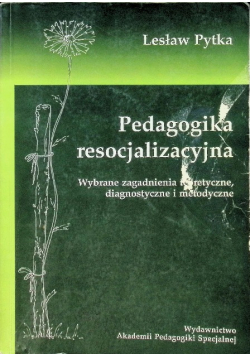Pedagogika resocjalizacyjna