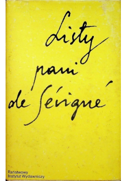 Listy pani de Sevigne