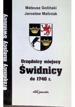 Urzędnicy miejscy Świdnicy do 1740 r.