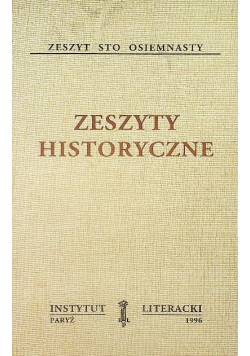Zeszyty historyczne Zeszyt 118