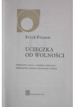Ucieczka od wolności