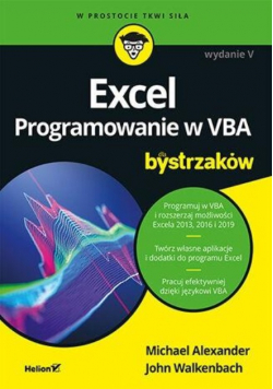 Excel 2013 PL. Programowanie w VBA dla bystrzaków