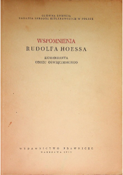 Wspomnienia Rudolfa Hoessa