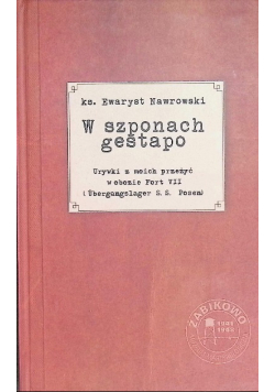 Ewaryst Nawrowski W Szponach Gestapo