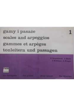 Gamy i pasaże na fortepian 1
