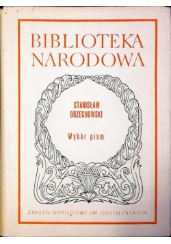 Orzechowski Wybór pism