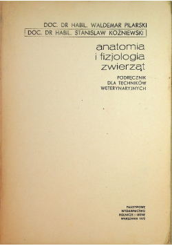 Anatomia i fizjologia zwierząt