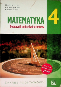 Matematyka 4 Podręcznik Zakres podstawowy
