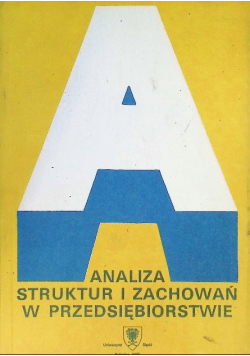 Analiza Struktur i zachowań w przedsiębiorstwie