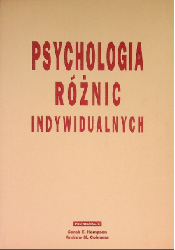 Psychologia różnic indywidualnych