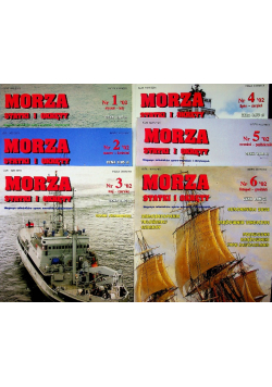 Morza statki i okręty Tom od 1 do 6