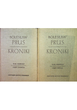Kroniki Tom I Części 1 i 2